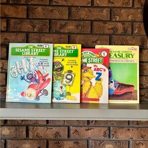 Sesame Street Learning Books - Letters and Numbers (Set of 4)